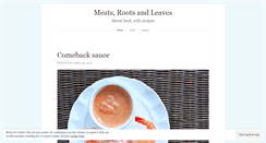 Desktop Screenshot of meatsrootsandleaves.com
