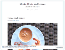 Tablet Screenshot of meatsrootsandleaves.com